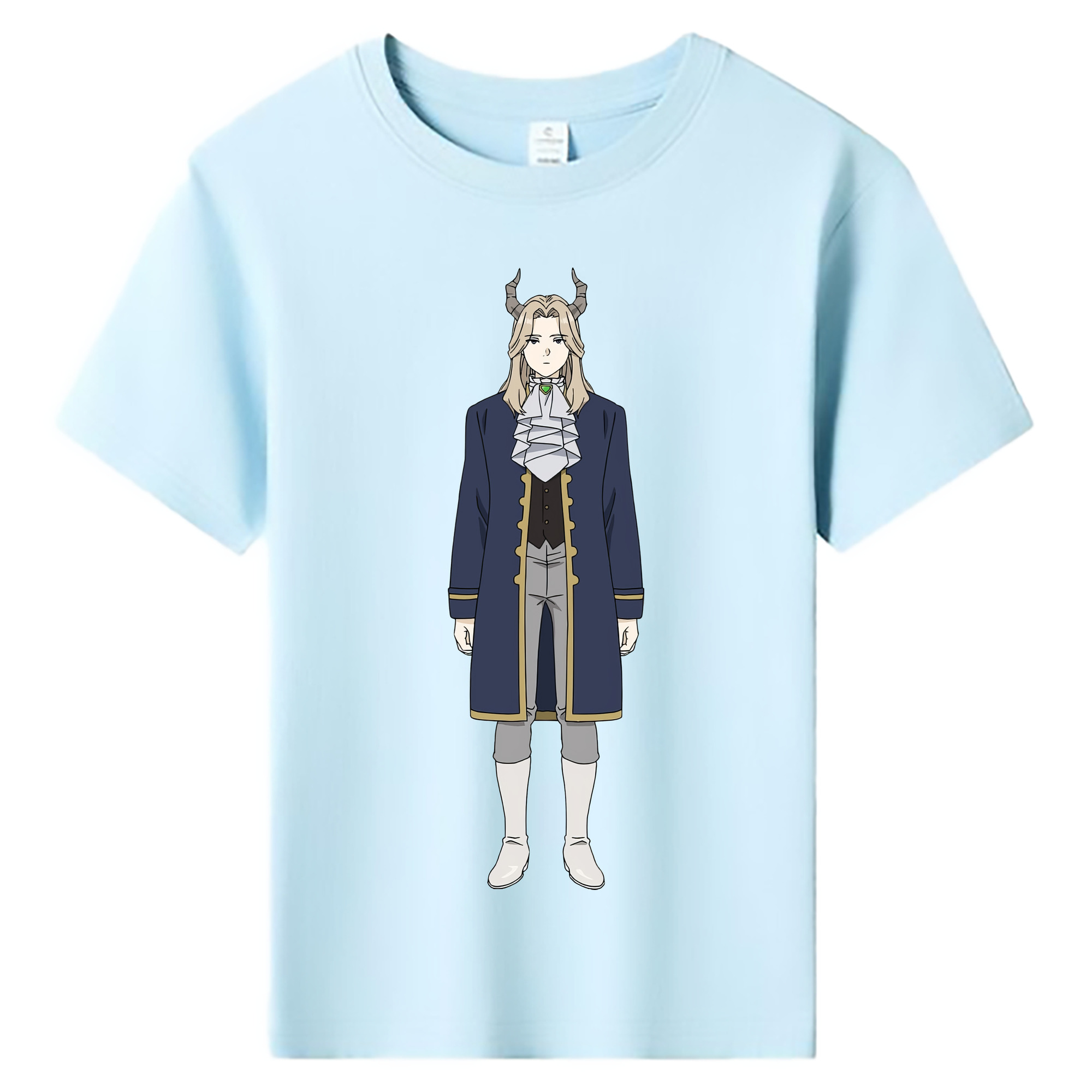 （画像用） 葬送のフリーレン Frieren 綿100％キッズTシャツ（フロントプリント）